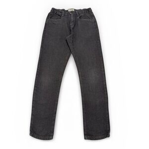 Zara Boys 5 Pocket Ribbed Pant Size 11/12 Gray-Black